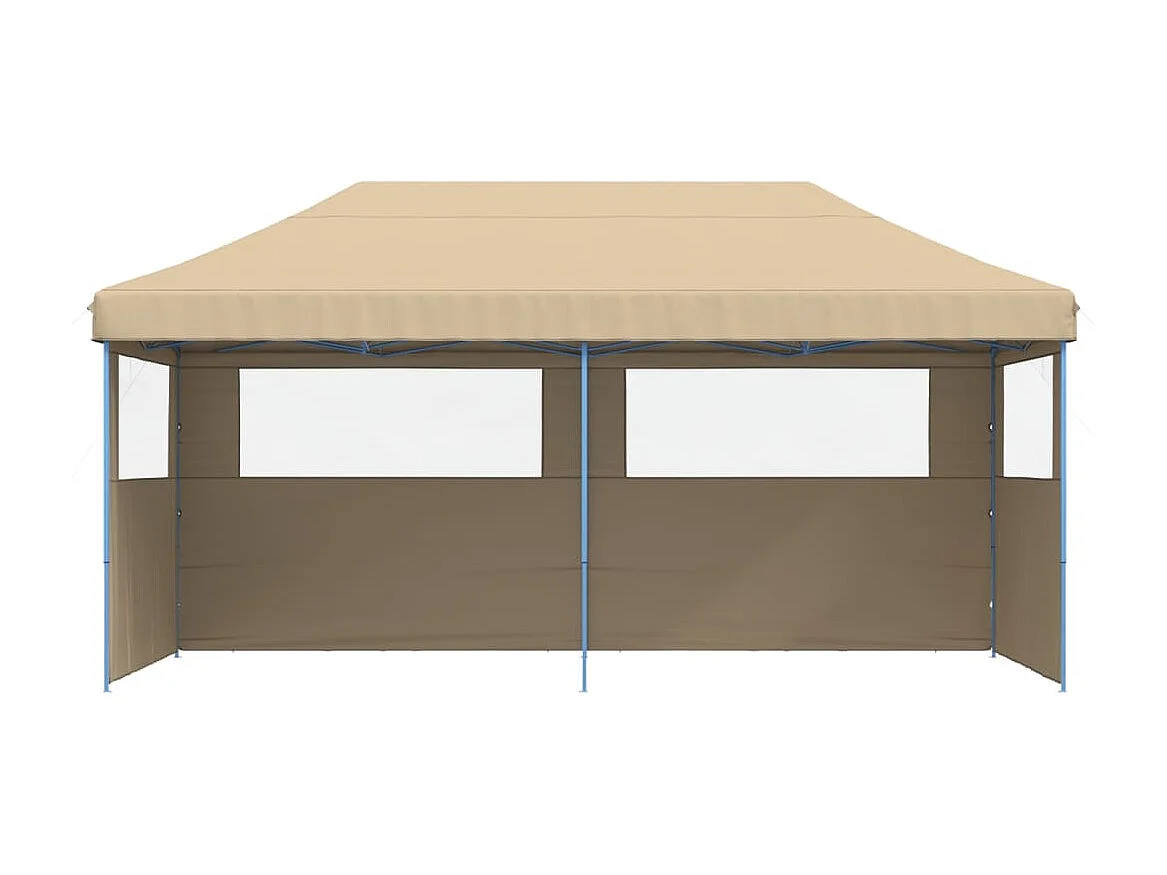 Carpa plegable para fiestas con 3 paredes laterales