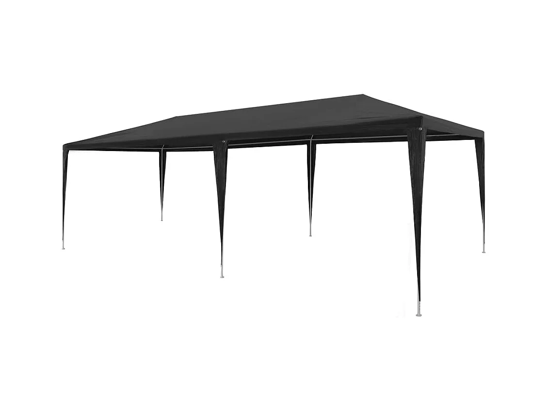 Empfangszelt 3x6 m PE Anthrazit