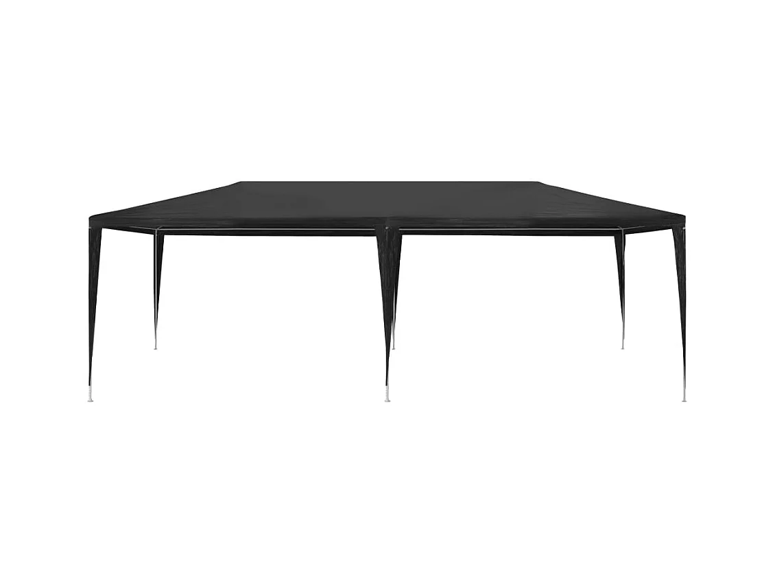 Empfangszelt 3x6 m PE Anthrazit