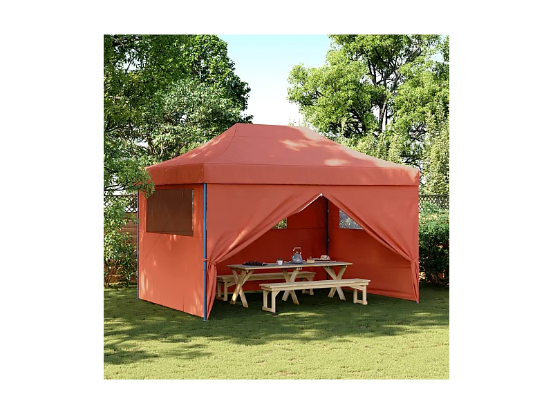 Pop-up opvouwbare ontvangsttent met 4 zijwanden