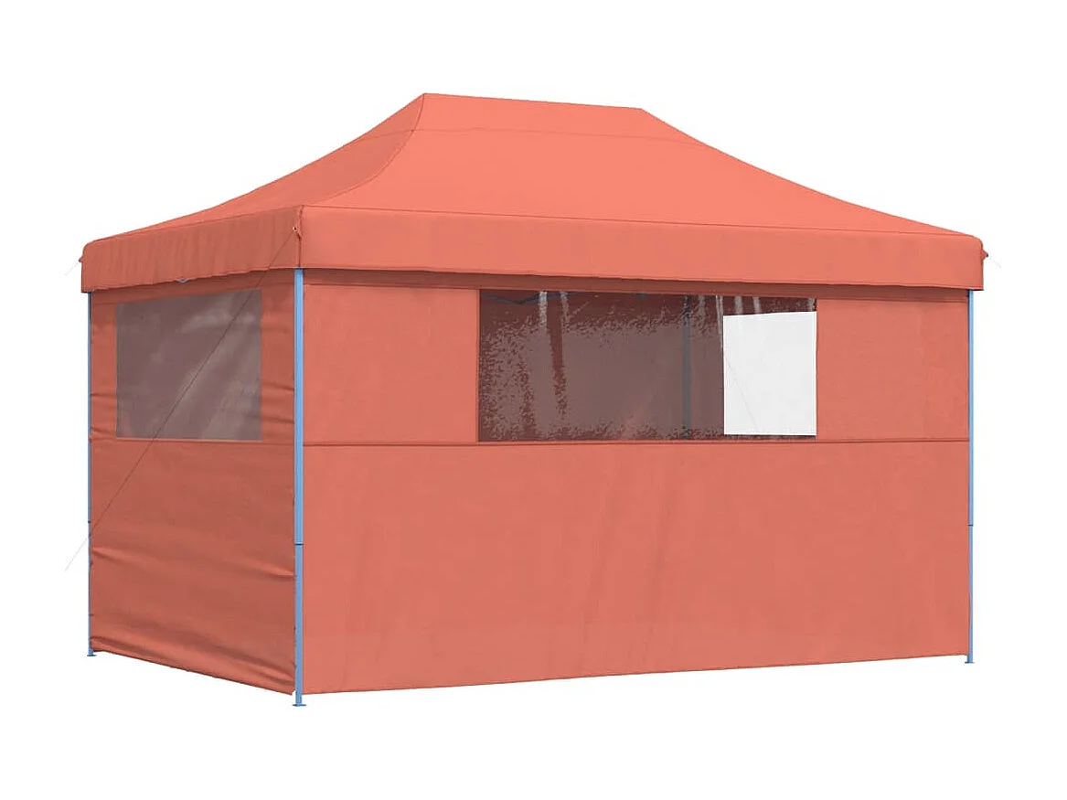 Tenda pieghevole pop-up per ricevimenti con 4 pareti laterali