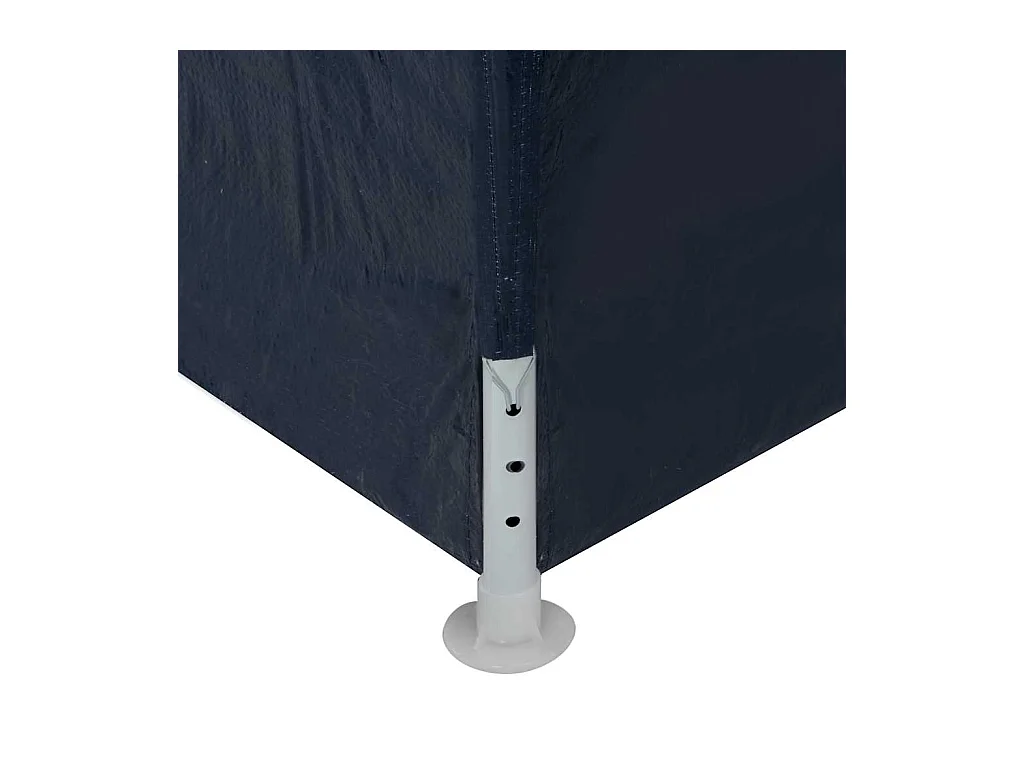 Carpa de recepción azul de 3 x 9 m