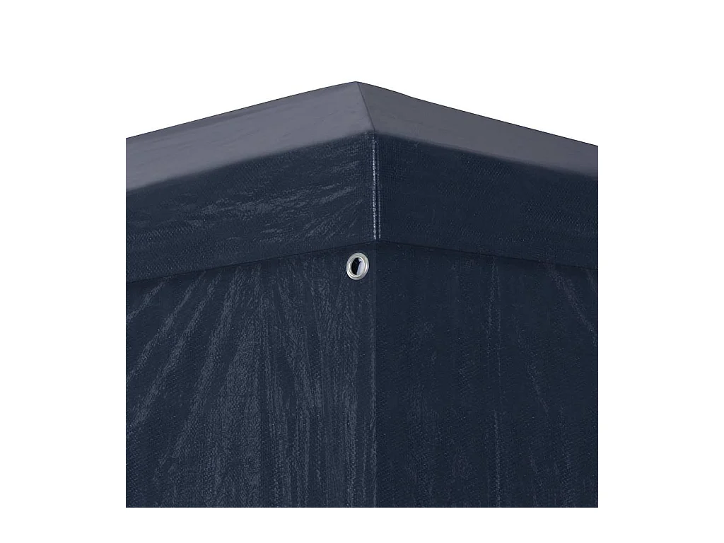 Carpa de recepción azul de 3 x 9 m