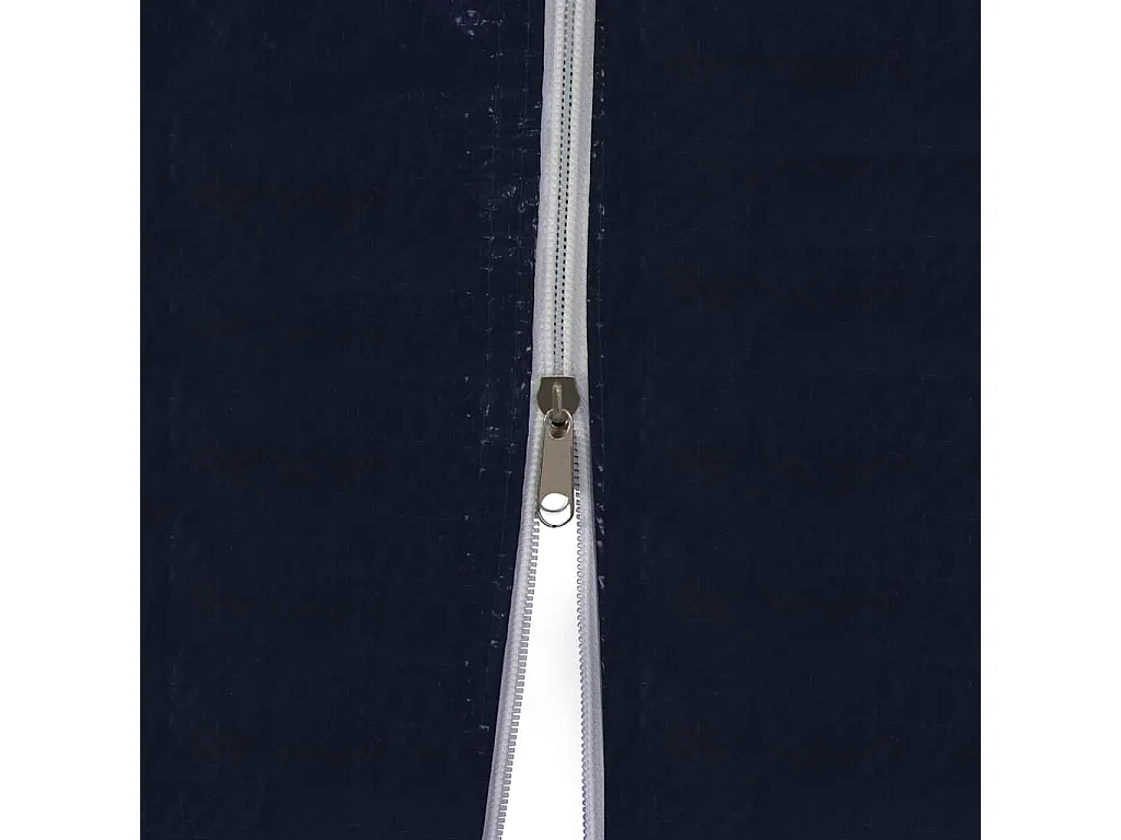 Carpa de recepción azul de 3 x 9 m