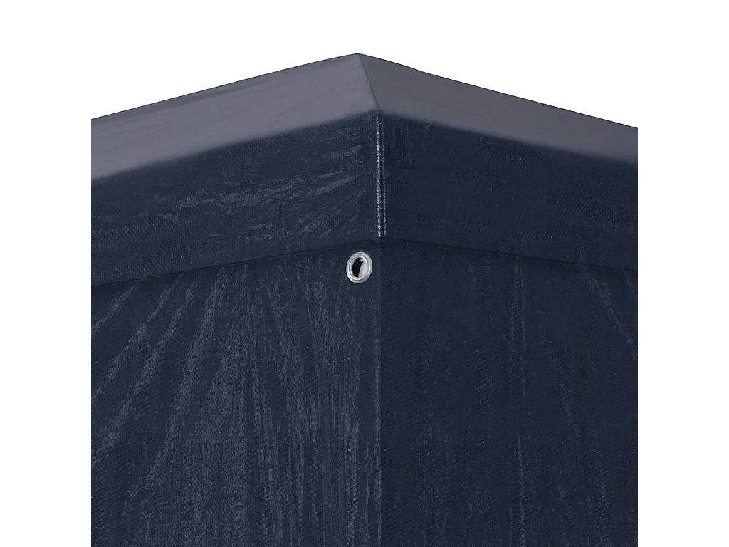 Carpa de recepción azul de 3 x 9 m