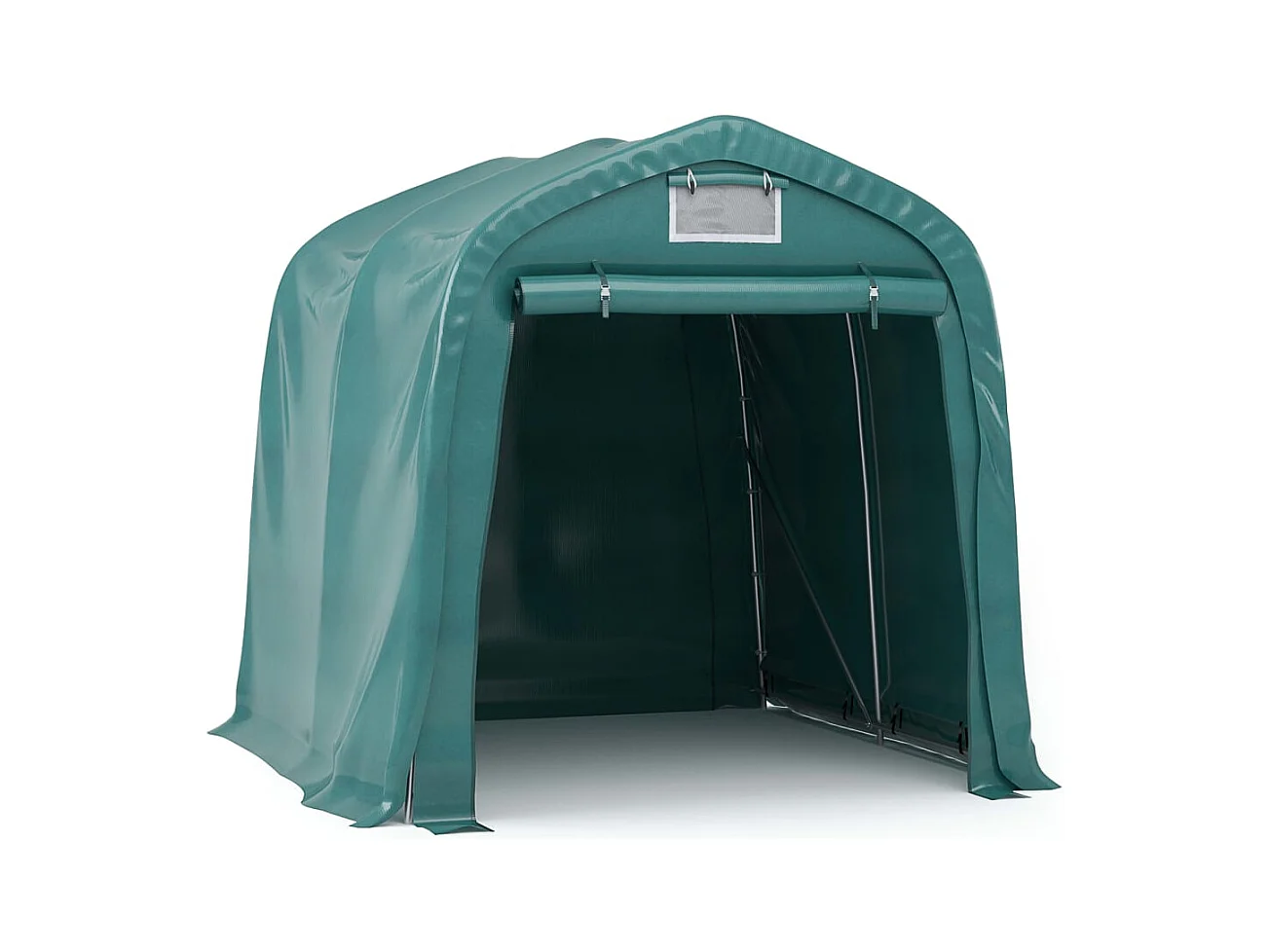 Carpa garaje PVC 1,6x2,4 m Verde