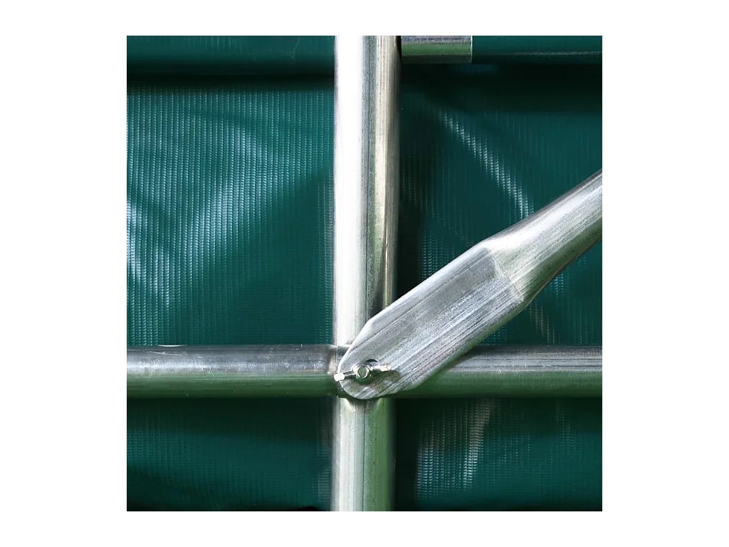 Carpa garaje PVC 1,6x2,4 m Verde