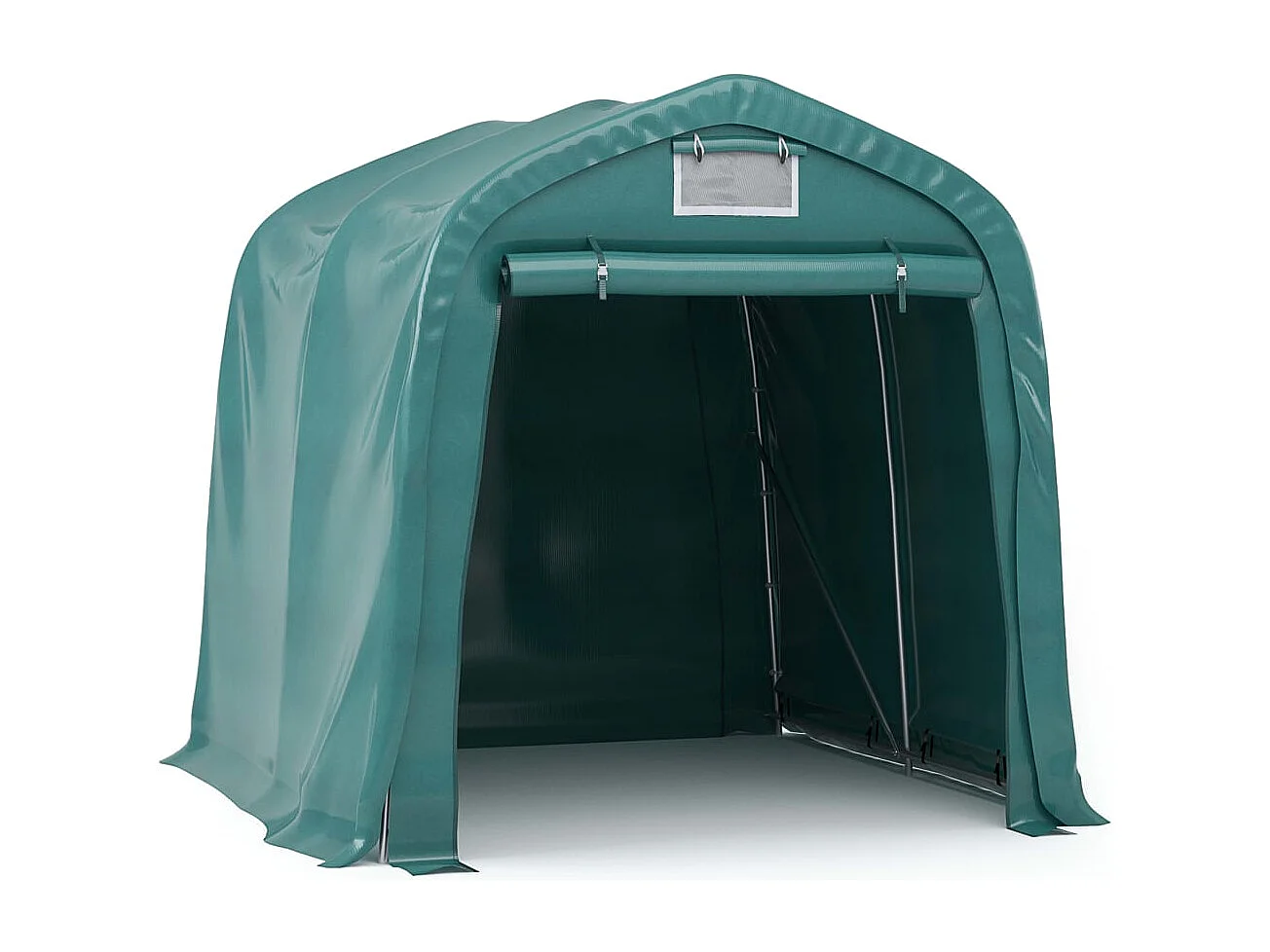 Carpa garaje PVC 1,6x2,4 m Verde