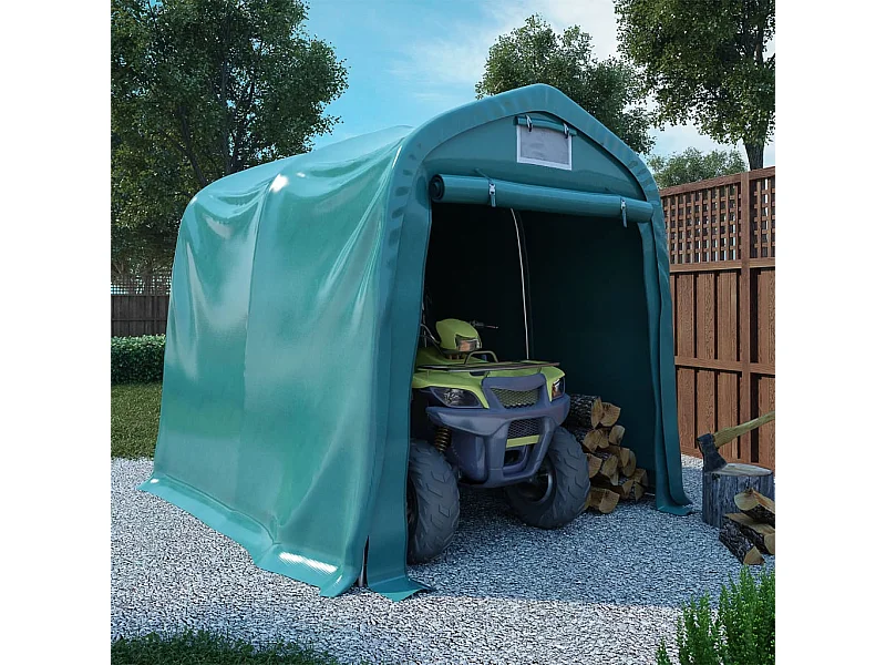 Carpa garaje PVC 1,6x2,4 m Verde