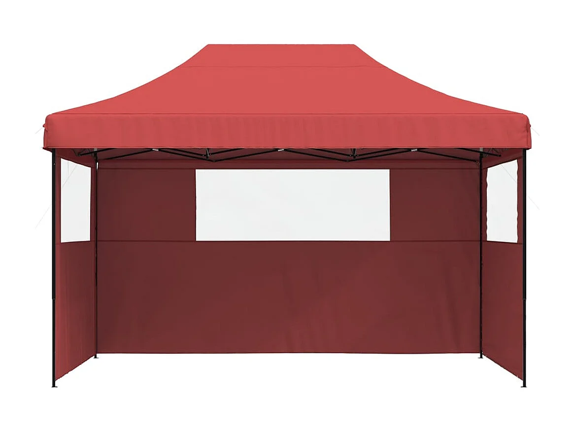 Tenda pieghevole pop-up per feste con 3 pareti laterali