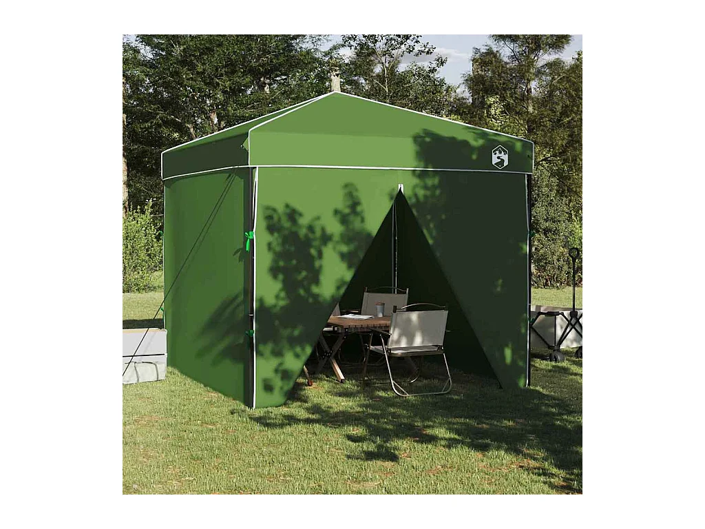 Tente à auvent pop-up Vert 250 x 250 cm tissu