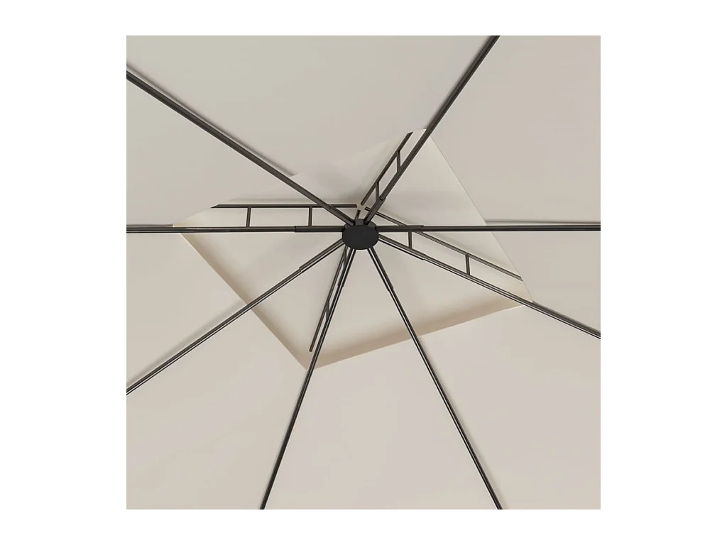 Belvedere 3x3x2,7 m Crema 160 g/m²