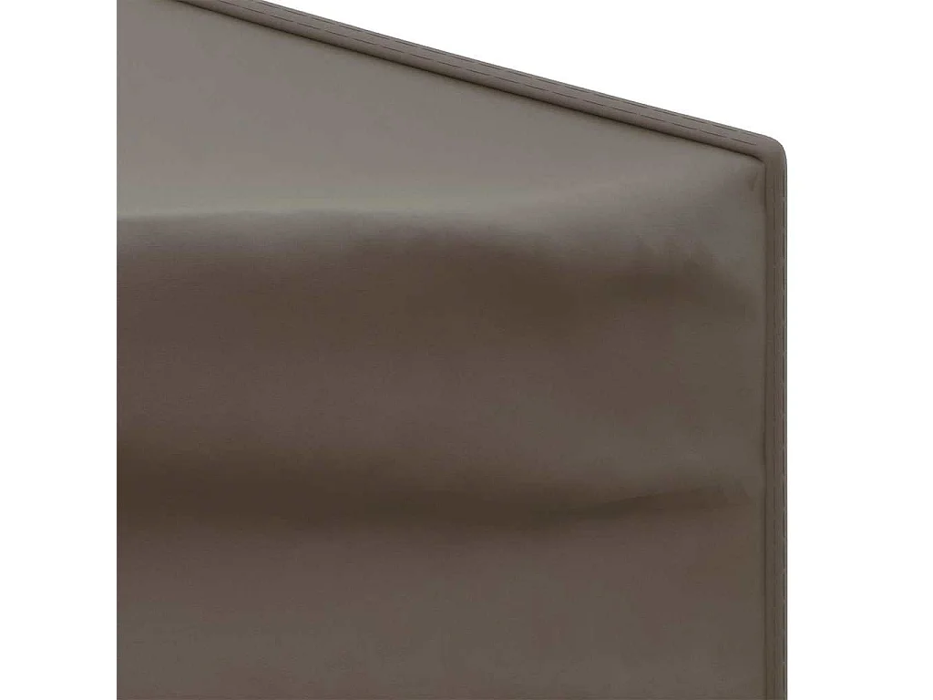 Carpa de recepción plegable con paredes Taupe 3x6 m