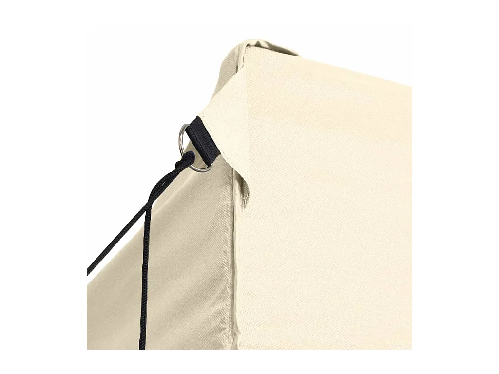 Tienda plegable de 3 paredes 3 x 4,5 m Crema
