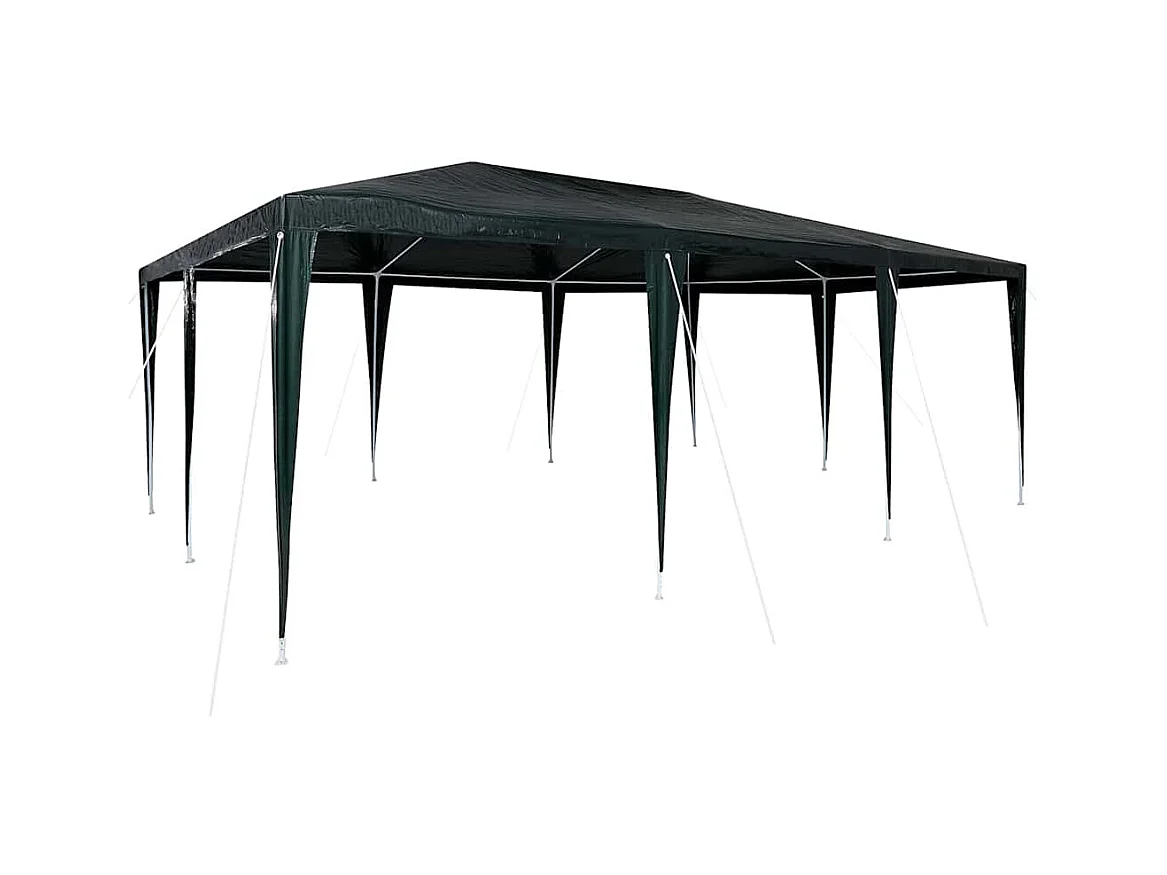 Tente de fête Vert et blanc 600 x 400 x 266 cm