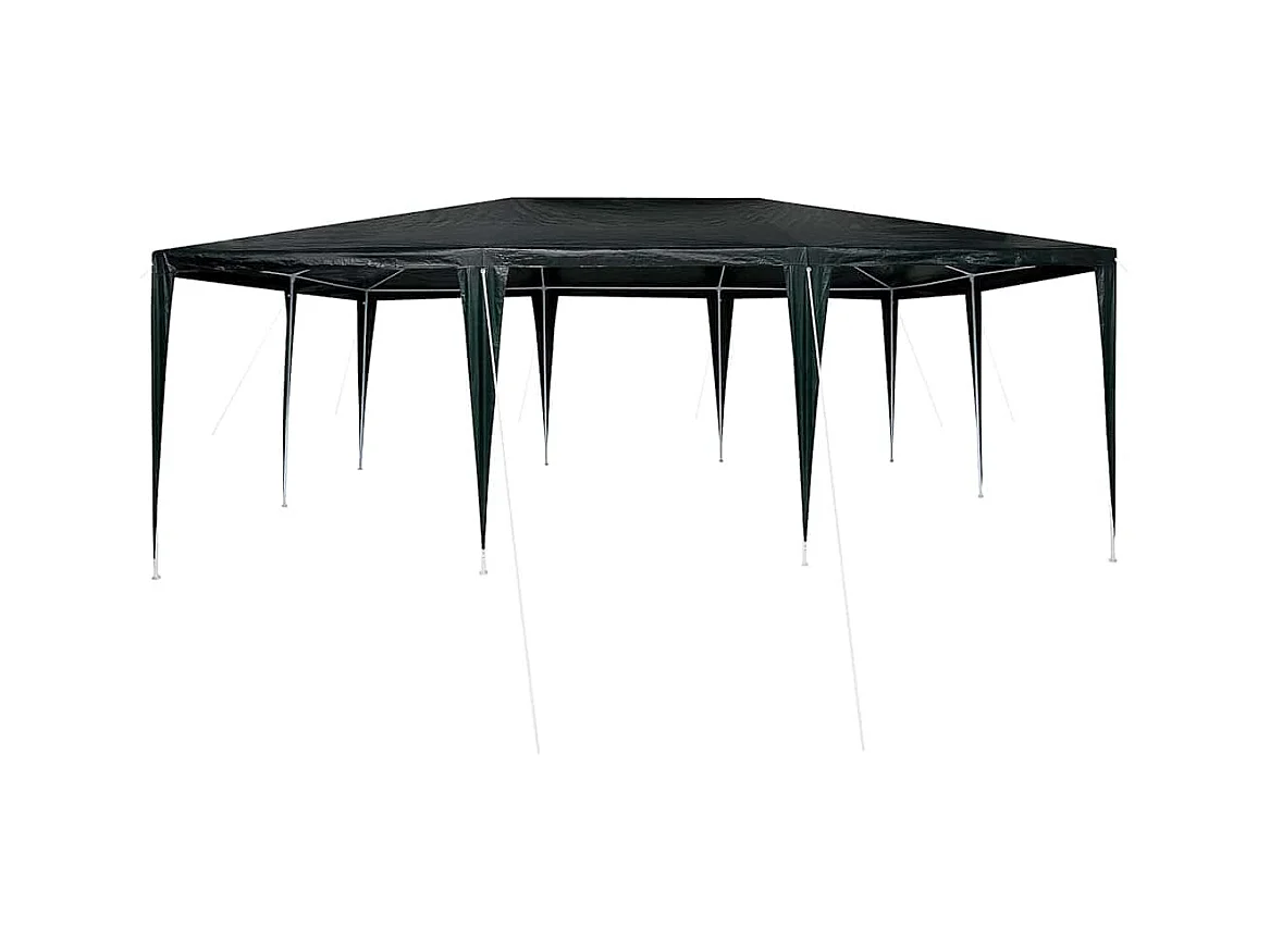 Tente de fête Vert et blanc 600 x 400 x 266 cm