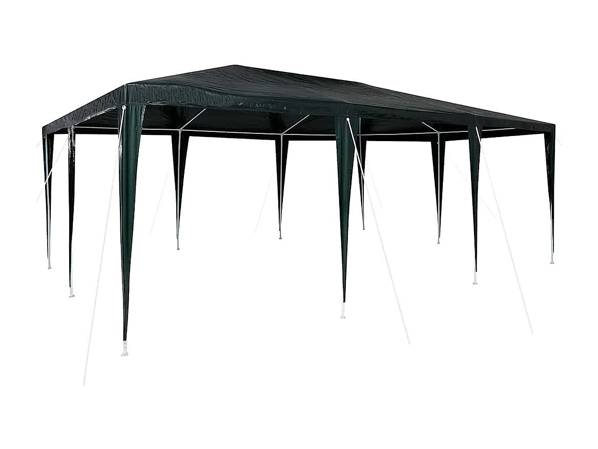 Tente de fête Vert et blanc 600 x 400 x 266 cm