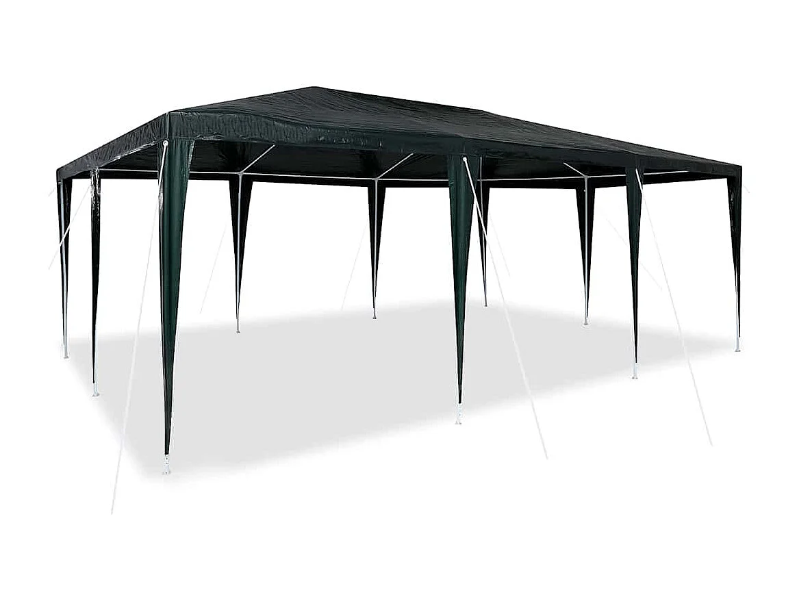 Grün-weißes Partyzelt 600 x 400 x 266 cm