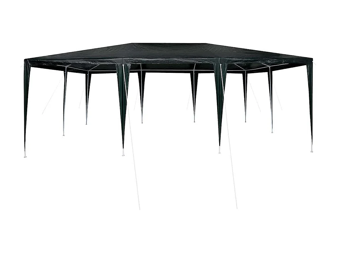 Grün-weißes Partyzelt 600 x 400 x 266 cm