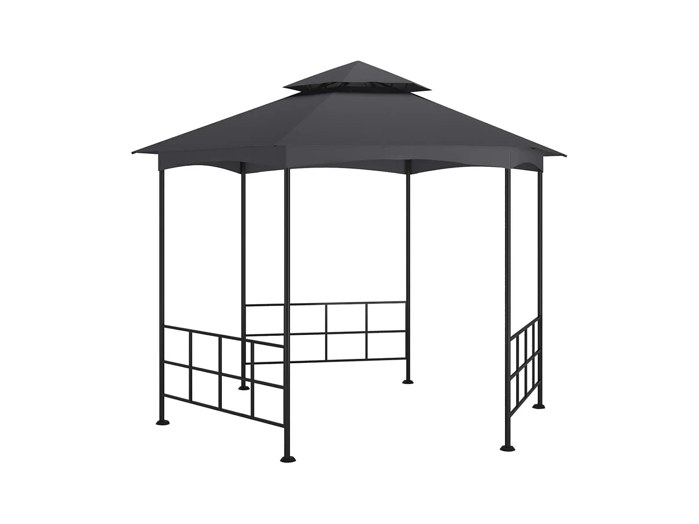 Belvédère avec parois 3,1x2,7 m Anthracite