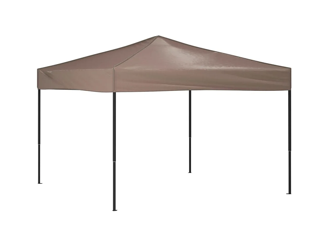 Carpa de recepción plegable Taupe 3x3 m