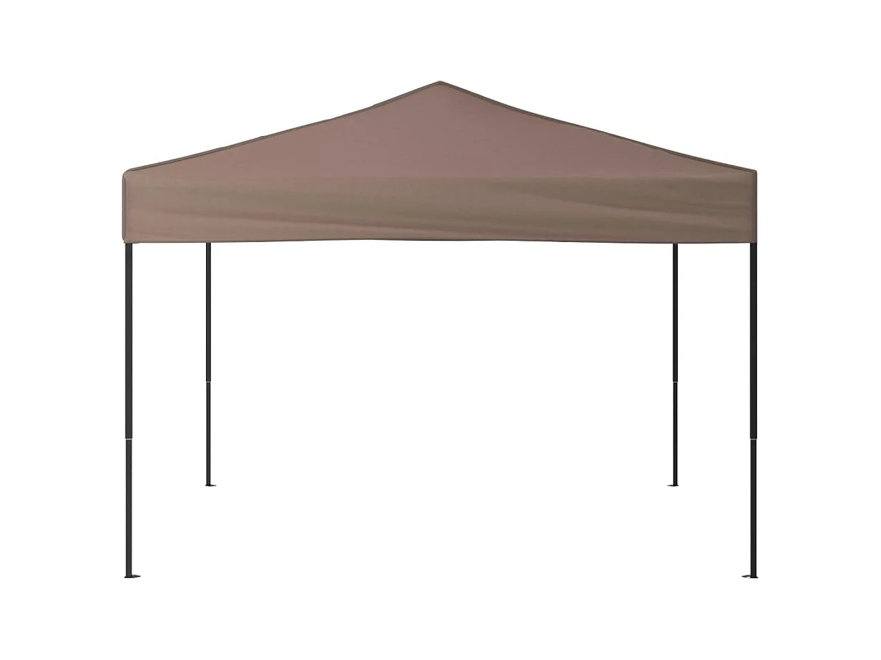 Carpa de recepción plegable Taupe 3x3 m