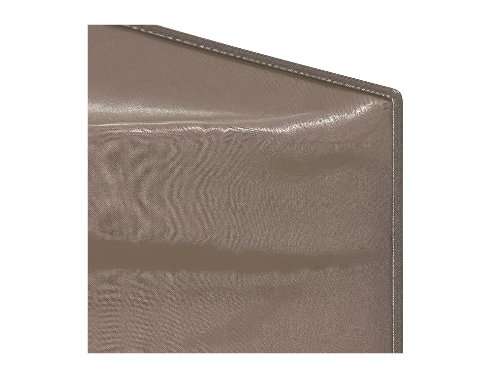 Carpa de recepción plegable Taupe 3x3 m