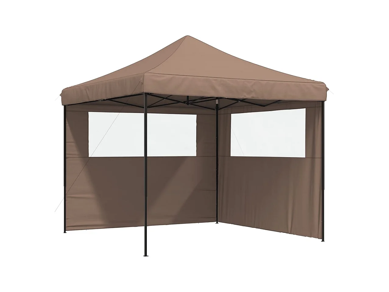 Carpa de recepción plegable emergente con 2 paredes laterales