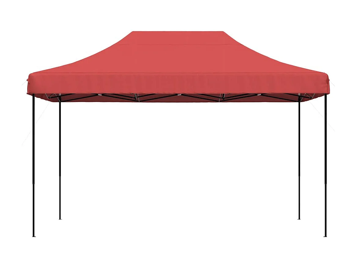 Tenda pieghevole retrattile bordeaux per ricevimenti 440x292x315 cm