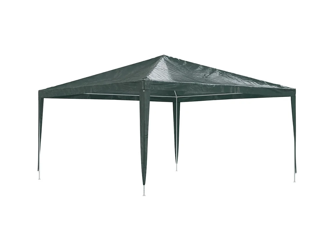 Carpa de recepción profesional 4x4 m Verde 90 g/m²