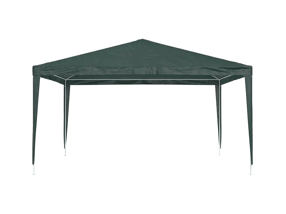 Carpa de recepción profesional 4x4 m Verde 90 g/m²