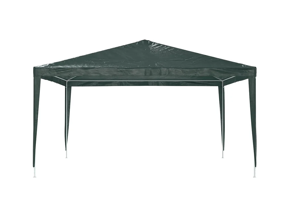 Carpa de recepción profesional 4x4 m Verde 90 g/m²