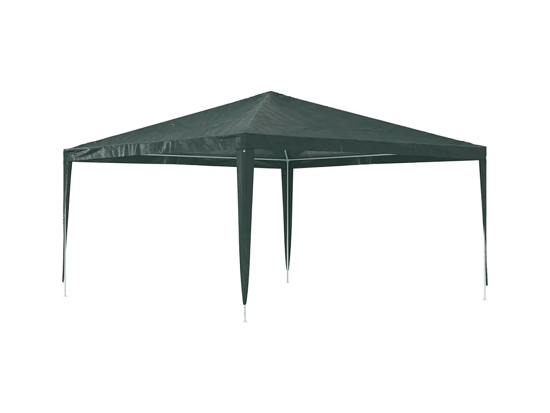 Carpa de recepción profesional 4x4 m Verde 90 g/m²
