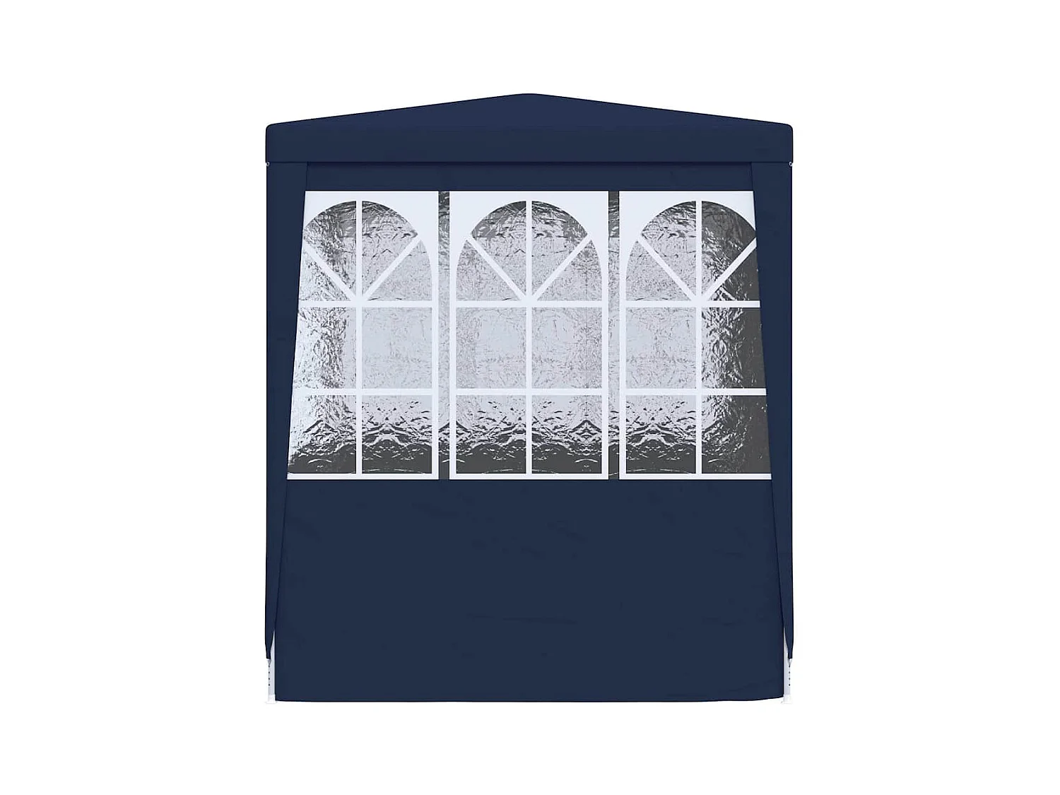 Carpa para fiestas con paredes laterales 2,5x2,5 m Azul 90 g/m²