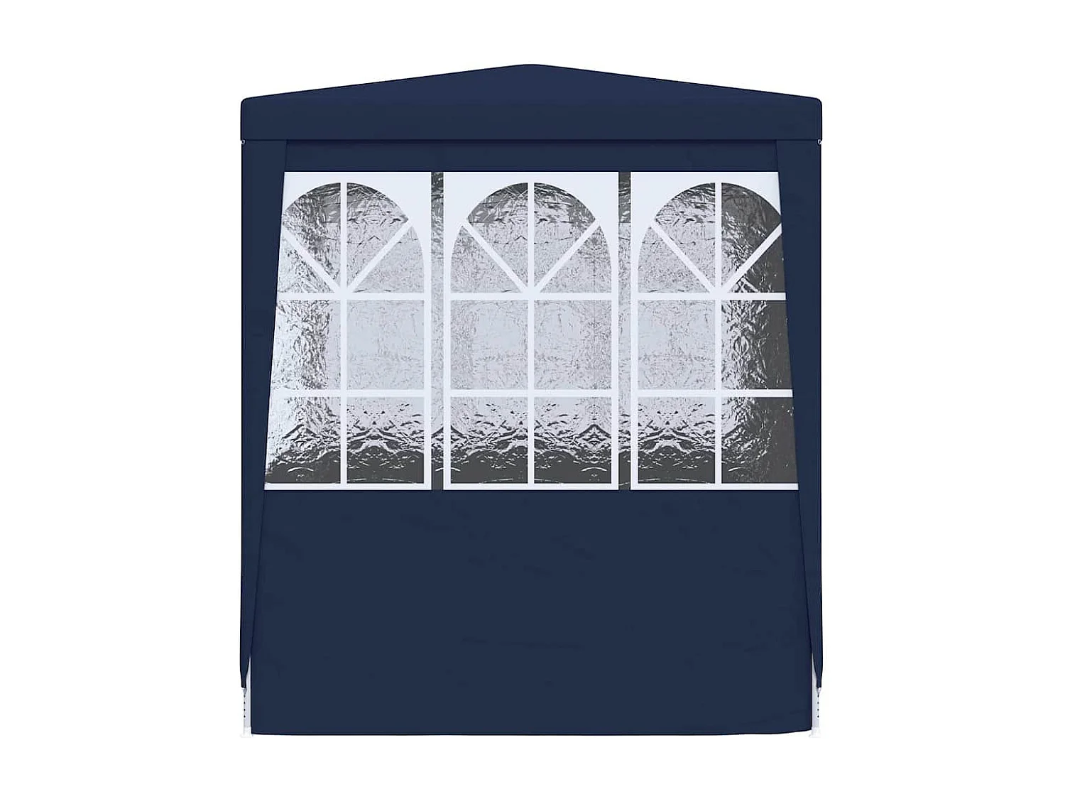 Tenda per feste con pareti laterali 2,5x2,5 m Blu 90 g/m²