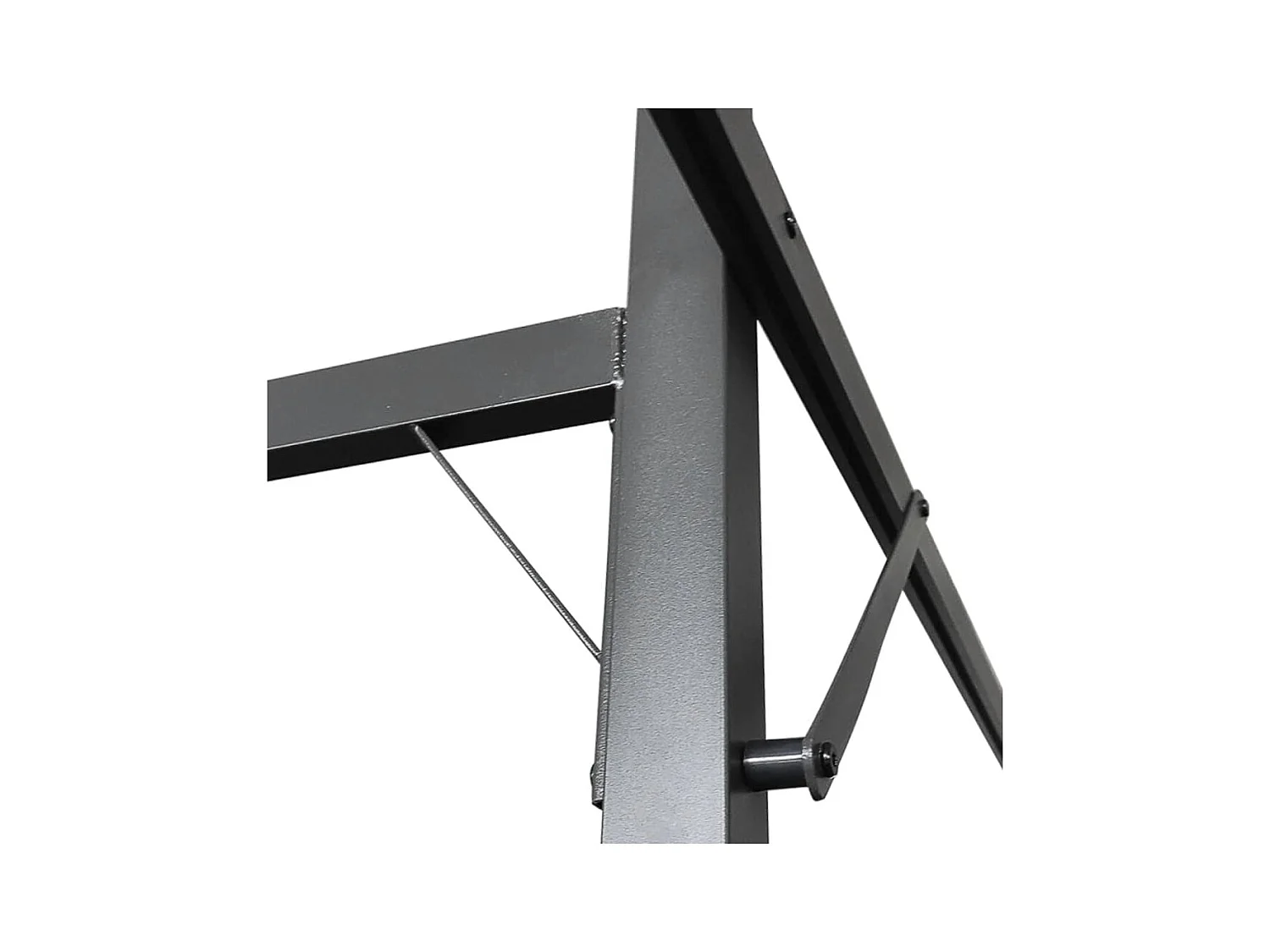 Pergola avec toit rétractable anthracite 395x292x230 cm