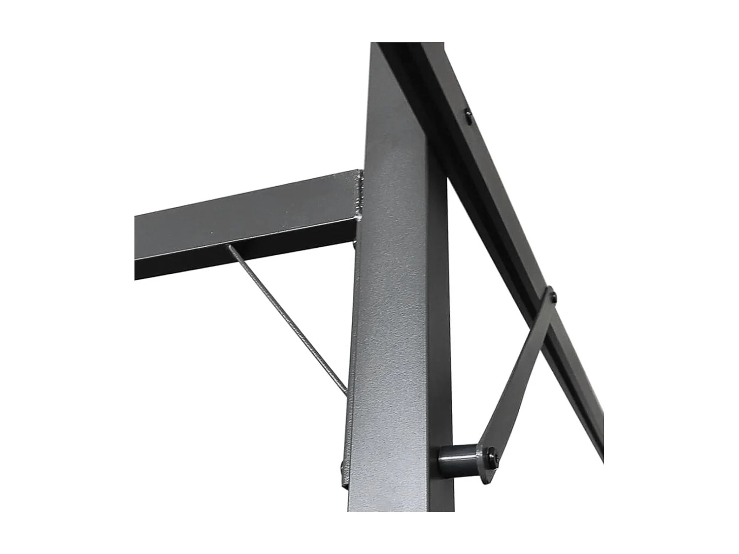 Pergola avec toit rétractable anthracite 395x292x230 cm