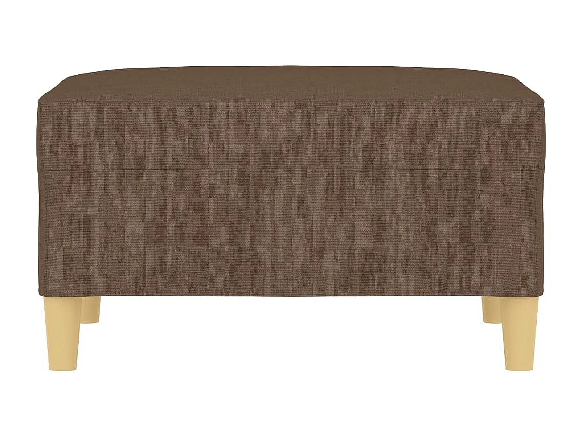 Repose-pied Marron 70x55x41 cm Tissu