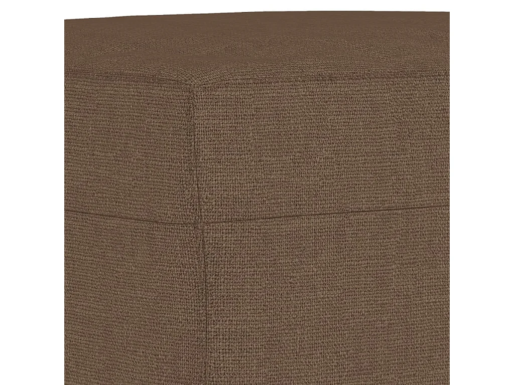 Repose-pied Marron 70x55x41 cm Tissu