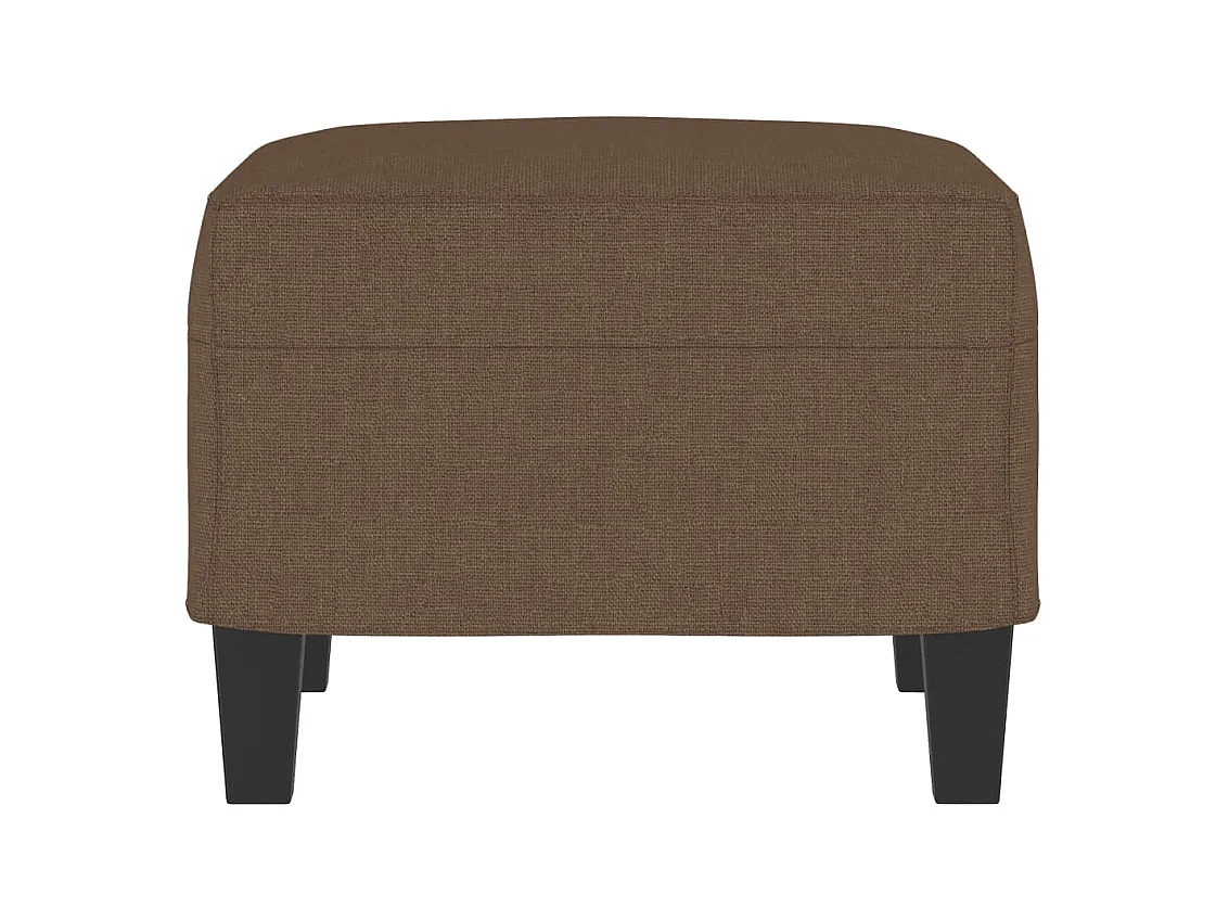 Poggiapiedi marrone 60x50x41 cm in tessuto