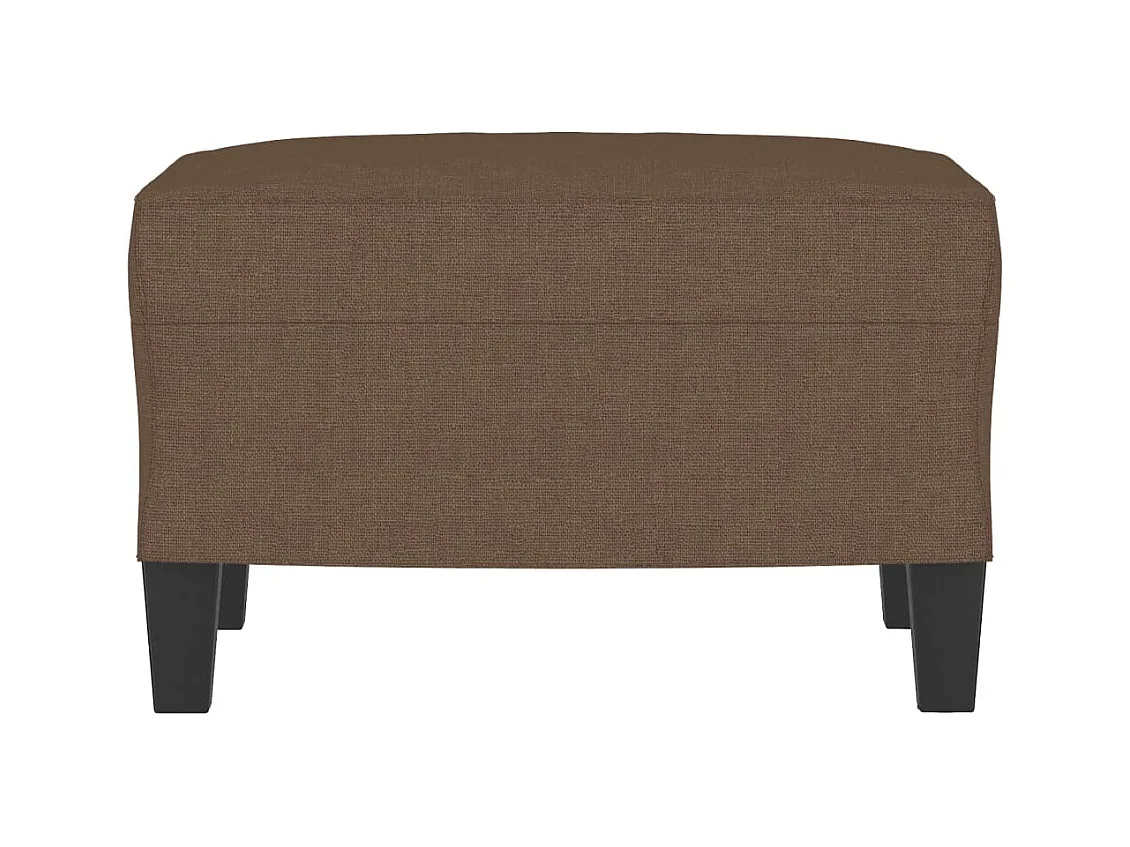 Poggiapiedi marrone 60x50x41 cm in tessuto
