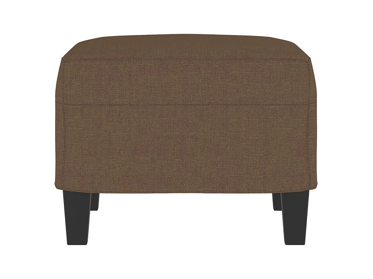 Poggiapiedi marrone 60x50x41 cm in tessuto