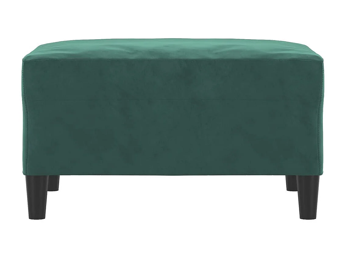 Repose-pied Vert foncé 70x55x41 cm Velours