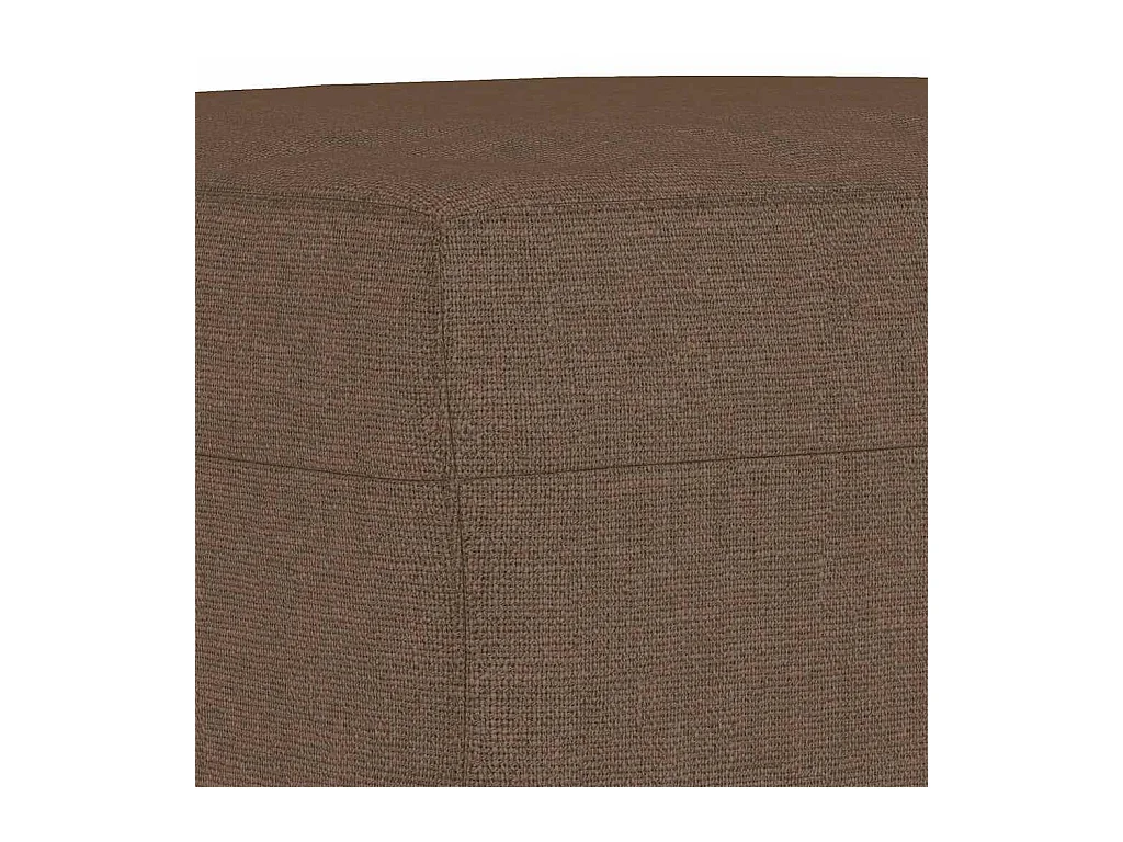 Poggiapiedi marrone 60x50x41 cm in tessuto