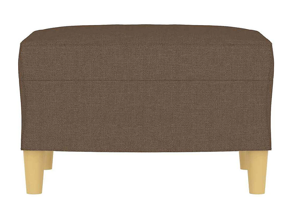 Repose-pied Marron 60x50x41 cm Tissu