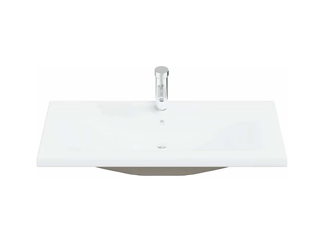 Ensemble de mobilier de salle de bain 4 pcs Chêne noir