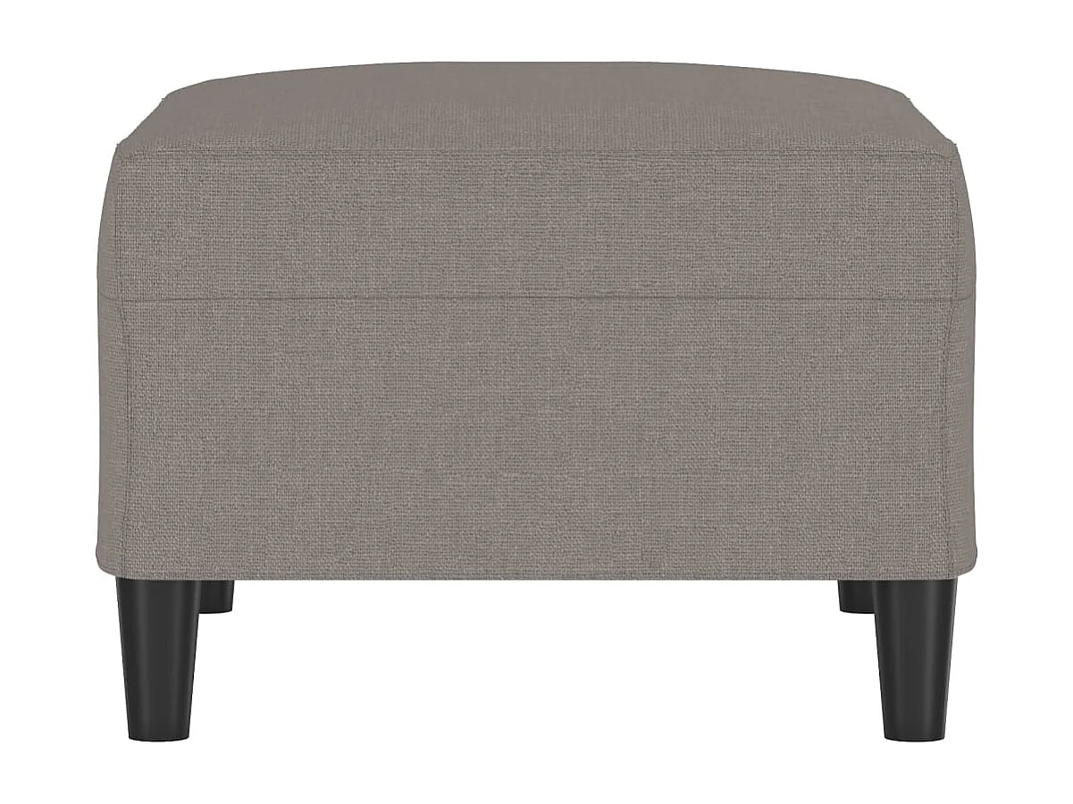 Taupe Voetensteun 70x55x41 cm Stof