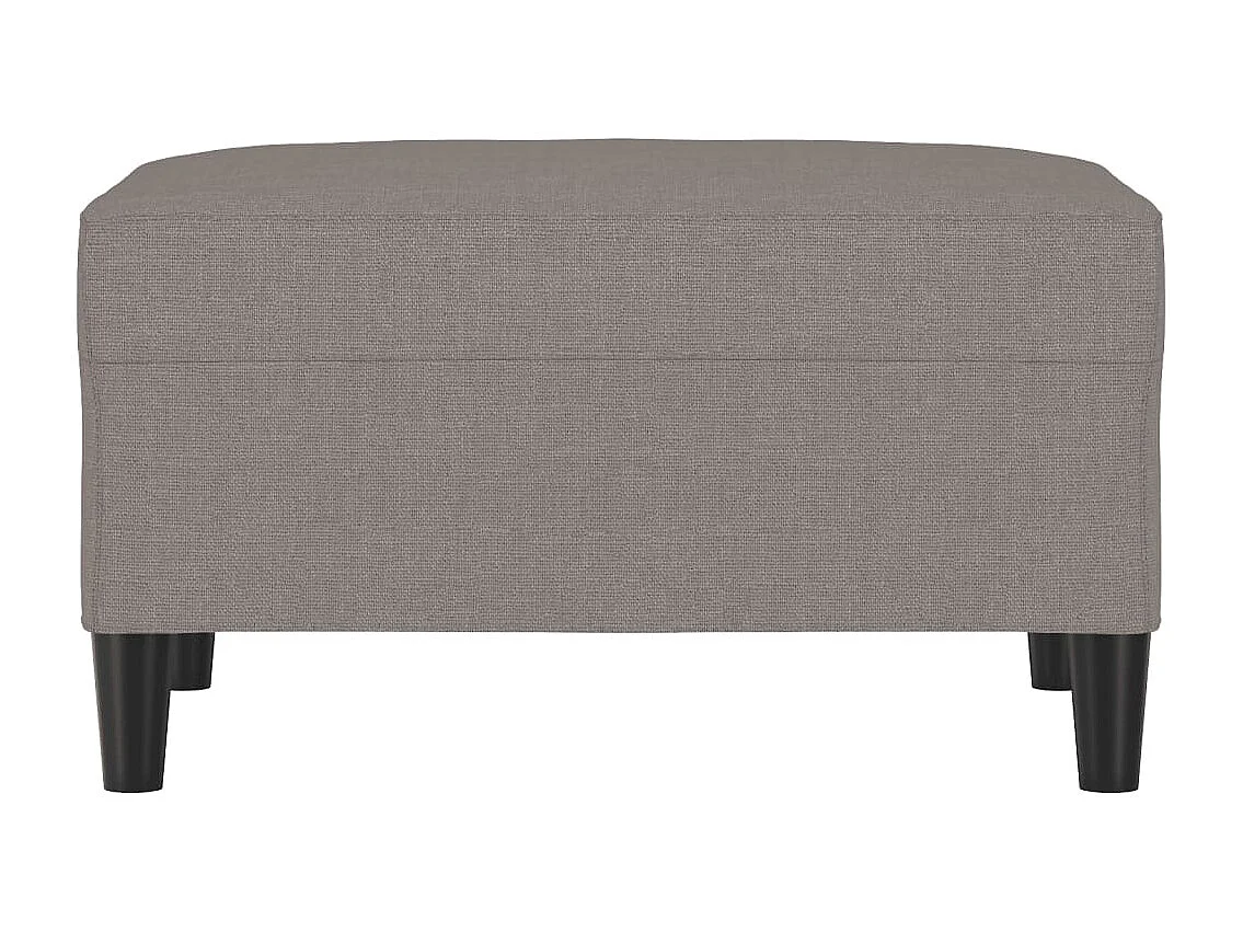 Taupe Voetensteun 70x55x41 cm Stof