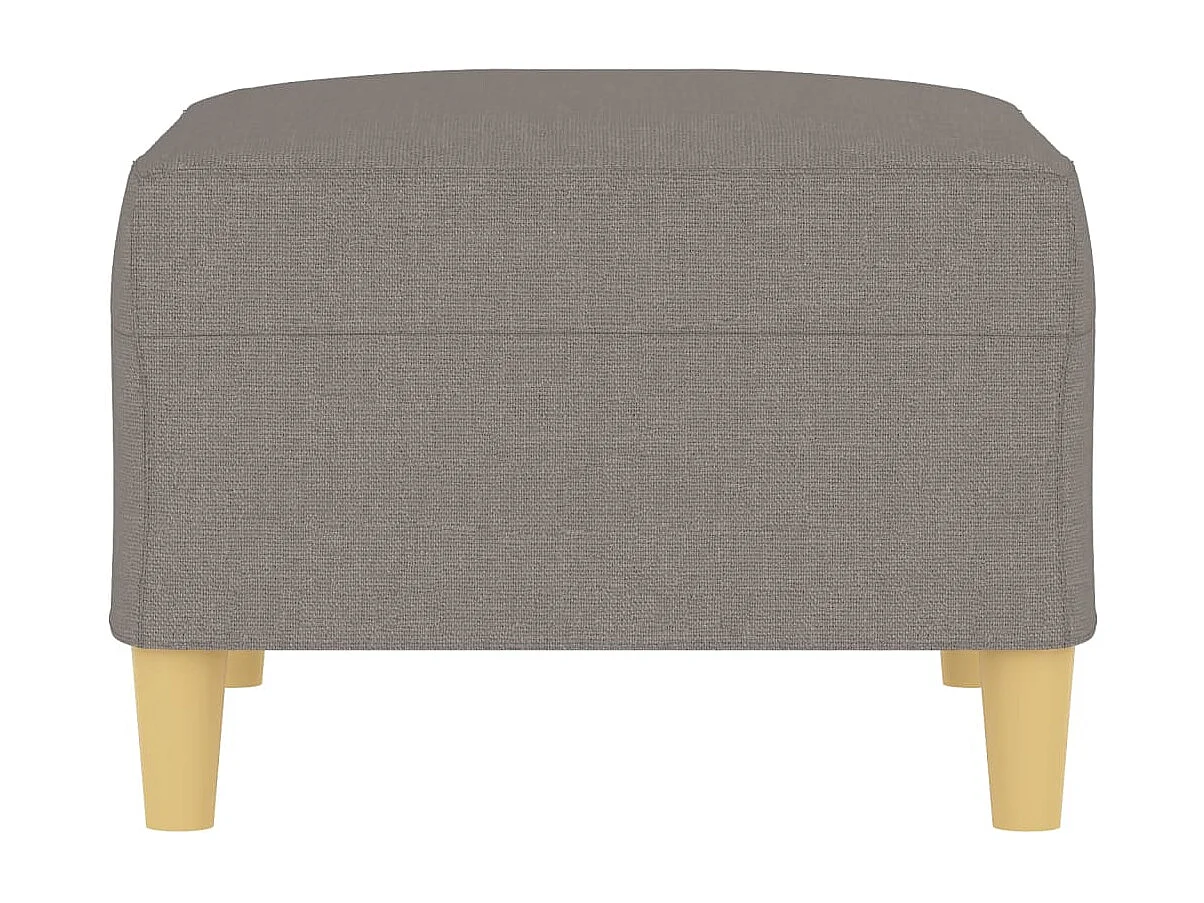 Taupe Voetensteun 70x55x41 cm Stof