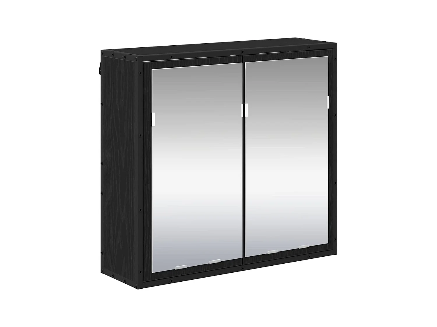 Conjunto de muebles de baño de 2 piezas Roble negro